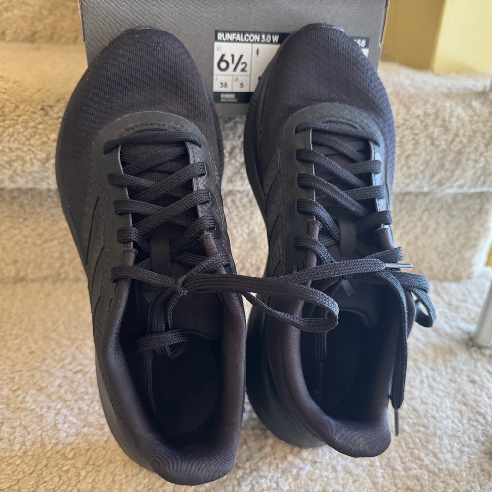 adidas Black Athletic Running Shoes - Picture 4 of 8
